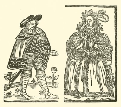 Illustration til The Roxburghe Ballads (træsnit) af (after) English School