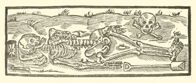 Illustration til The Roxburghe Ballads (træsnit) af (after) English School