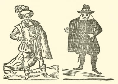 Illustration til The Roxburghe Ballads (træsnit) af (after) English School
