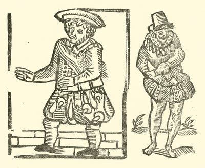 Illustration til The Roxburghe Ballads (træsnit) af (after) English School