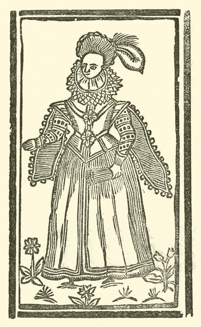 Illustration til The Roxburghe Ballads (træsnit) af (after) English School