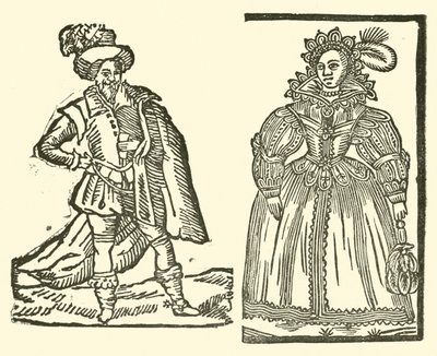 Illustration til The Roxburghe Ballads (træsnit) af (after) English School
