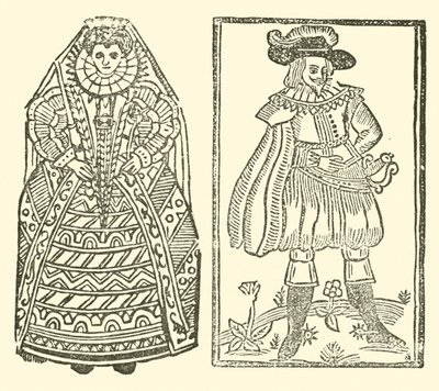 Illustration til The Roxburghe Ballads (træsnit) af (after) English School