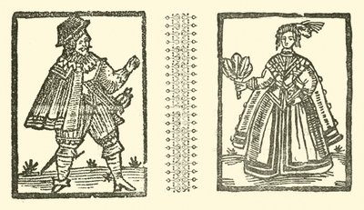 Illustration til The Roxburghe Ballads (træsnit) af (after) English School