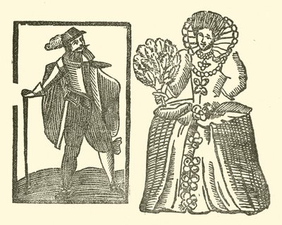 Illustration til The Roxburghe Ballads (træsnit) af (after) English School