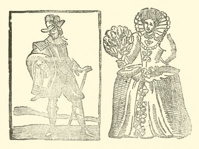 Illustration til The Roxburghe Ballads (træsnit) af (after) English School