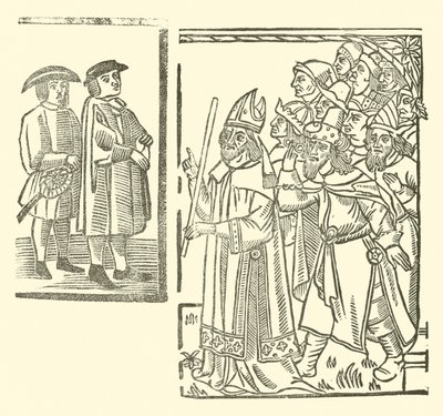 Illustration til The Roxburghe Ballads (træsnit) af (after) English School