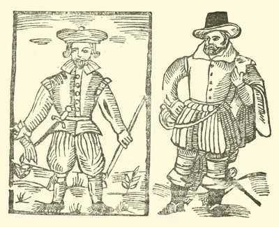 Illustration til The Roxburghe Ballads (træsnit) af (after) English School