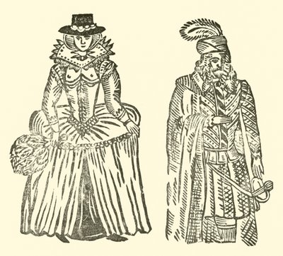 Illustration til The Roxburghe Ballads (træsnit) af (after) English School