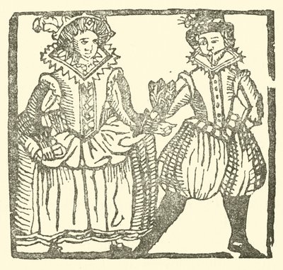 Illustration til The Roxburghe Ballads (træsnit) af (after) English School