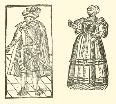 Illustration til The Roxburghe Ballads (træsnit) af (after) English School