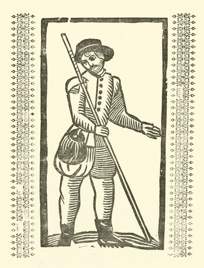 Illustration til The Roxburghe Ballads (træsnit) af (after) English School