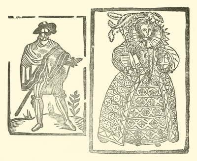 Illustration til The Roxburghe Ballads (træsnit) af (after) English School