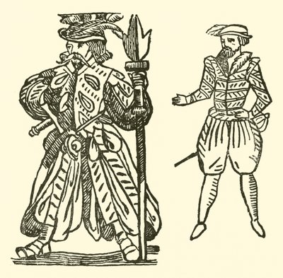 Illustration til The Roxburghe Ballads (træsnit) af (after) English School