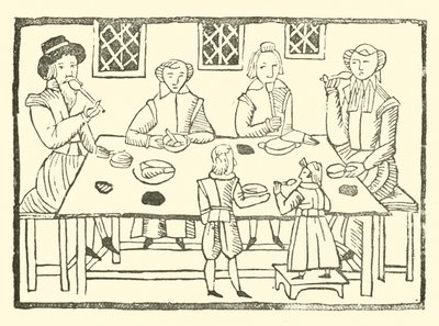 Illustration til The Roxburghe Ballads (træsnit) af (after) English School