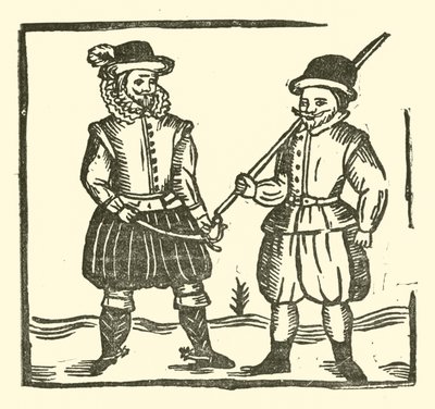 Illustration til The Roxburghe Ballads (træsnit) af (after) English School