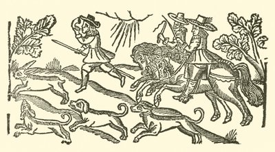 Illustration til The Roxburghe Ballads (træsnit) af (after) English School
