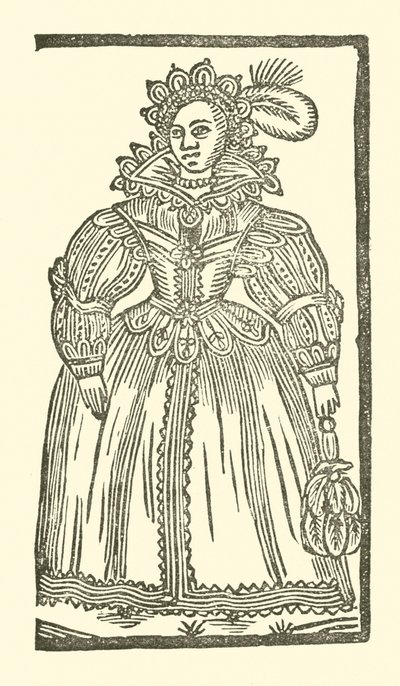 Illustration til The Roxburghe Ballads (træsnit) af (after) English School