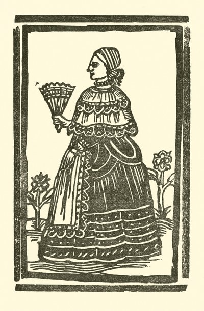 Illustration til The Roxburghe Ballads (træsnit) af (after) English School