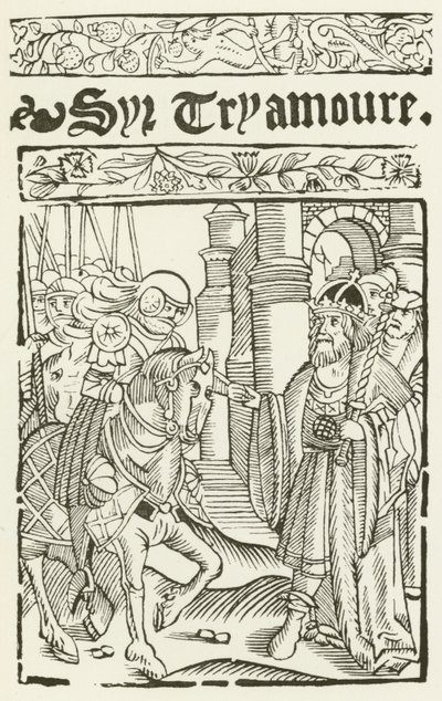 Sir Tryamoure (gravering) af (after) English School