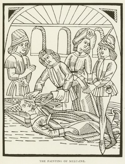 Melusines besvimelse (gravering) af (after) English School