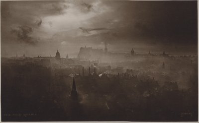 Auld Reekie (s/h foto) af (after) English photographer