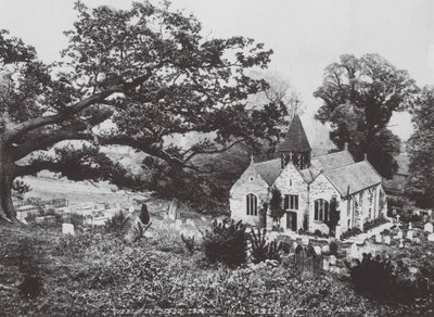 Ribbesford fra Church Hill (s/h-foto) af (after) English photographer
