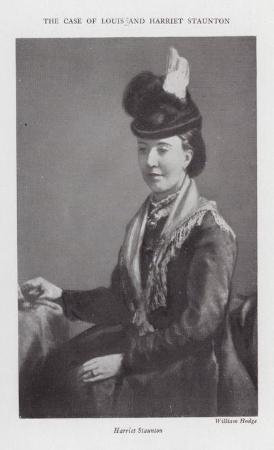 Sagen om Louis og Harriet Staunton (litografi) af (after) English photographer