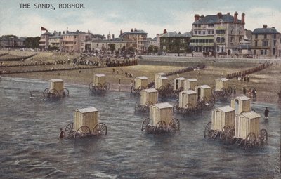 The Sands, Bognor (farvet foto) af (after) English photographer