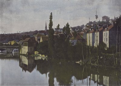 Argenton-sur-Creuse (farvet foto) af (after) French Photographer