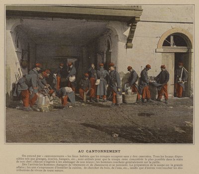 Ved kantonen (farvet foto) af (after) French Photographer