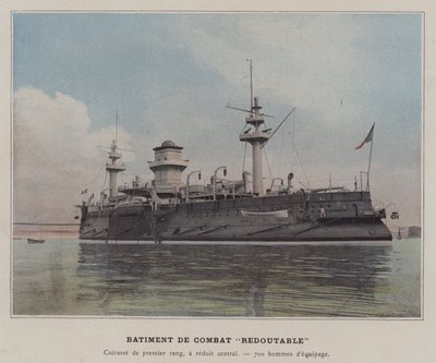 "Formidabel" kampbygning (farvet foto) af (after) French Photographer