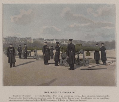Triumphal Battery (farvet foto) af (after) French Photographer