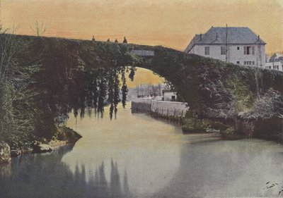 Betharram, Le Pont (farvet foto) af (after) French Photographer