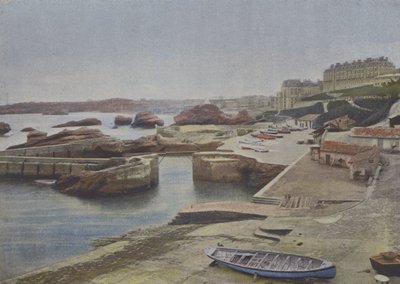 Biarritz, Port-Vieux (farvet foto) af (after) French Photographer