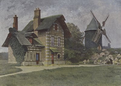 Bois de Boulogne, Møllen (farvet foto) af (after) French Photographer
