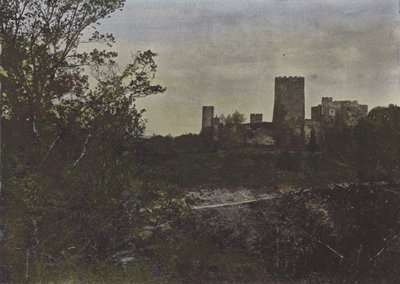 Chateaubrun (farvet foto) af (after) French Photographer