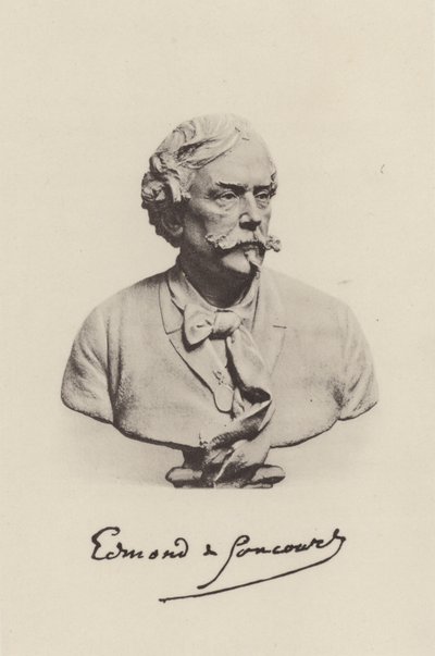 Edmond de Goncourt, fransk forfatter (s/h foto) af (after) French Photographer