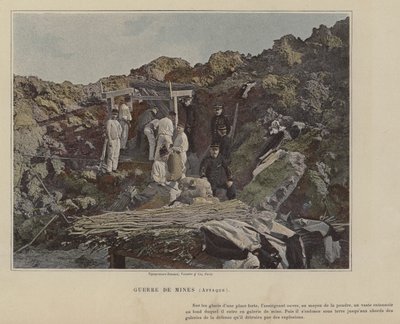 Mine Warfare, Attack (farvet foto) af (after) French Photographer