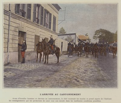 Ankomst til kantonen (farvet foto) af (after) French Photographer