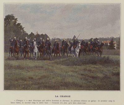 La Charge (farvet foto) af (after) French Photographer