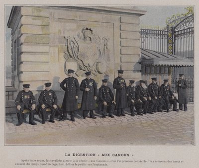 La Digestion "aux Canons" (farvet foto) af (after) French Photographer