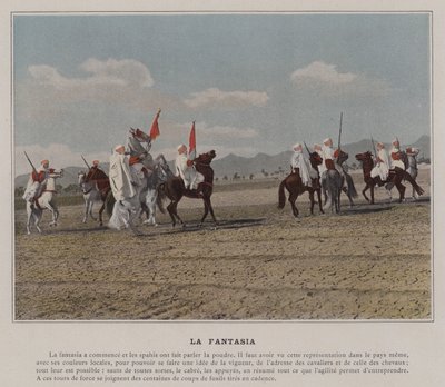 La Fantasia (farvet foto) af (after) French Photographer