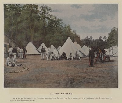 Camp Life (farvet foto) af (after) French Photographer