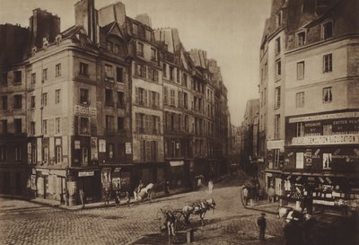 Det gamle Place Maubert (s/h foto) af (after) French Photographer