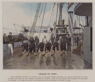 Deck Wash (farvet foto) af (after) French Photographer