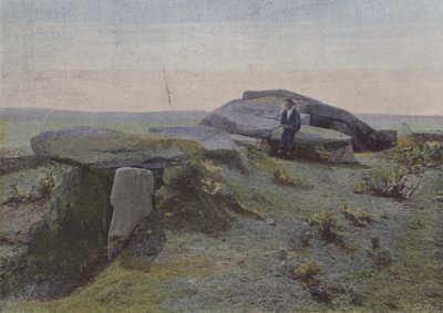 Mane-Lud dolmen, i Locmariaquer (farvet foto) af (after) French Photographer