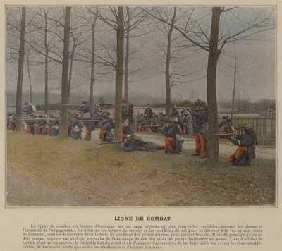 Combat Line (farvet foto) af (after) French Photographer