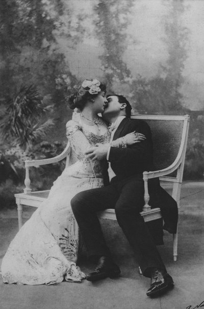 Louise Bignon og Severin (s/h foto) af (after) French Photographer