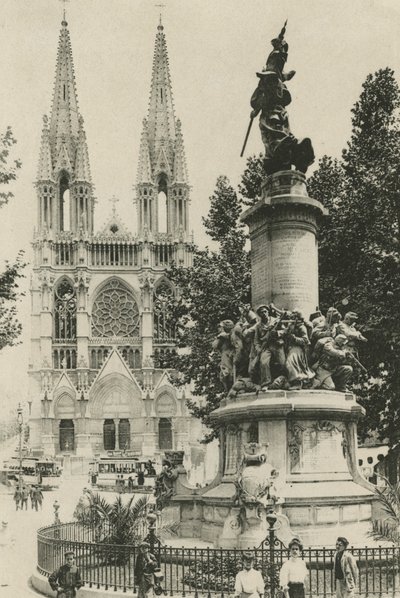 Marseille: Les Reformes og Monument des Mobiles (s/h-foto) af (after) French Photographer